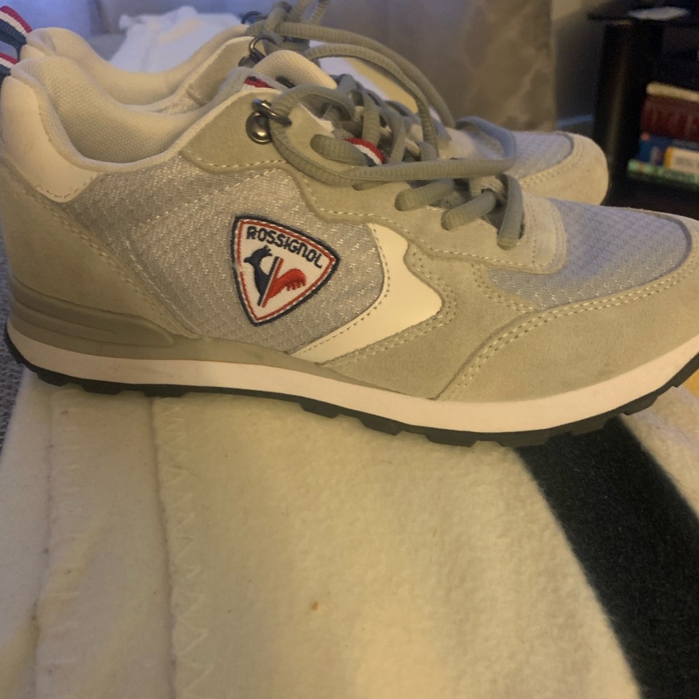 Rossignol Gray and White Athletic Shoes women’s size 6.5